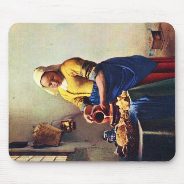 Mousepad O Milkmaid [1]. Por Johannes Vermeer (Frente)