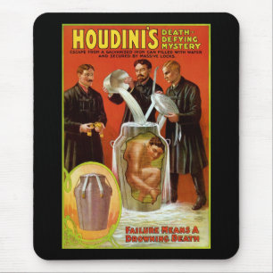 Mousepad O mistério da morte de Houdini