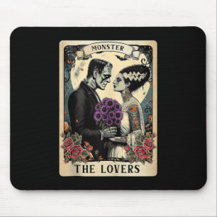 Mousepad O Monstro Frankenstein E A Noiva Os Amantes Taro