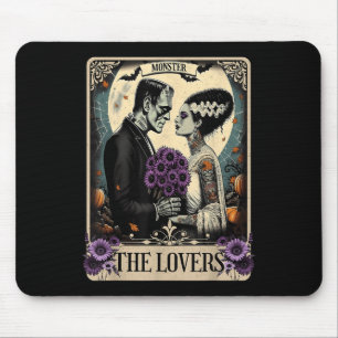 Mousepad O Monstro Frankenstein E A Noiva Os Amantes Taro