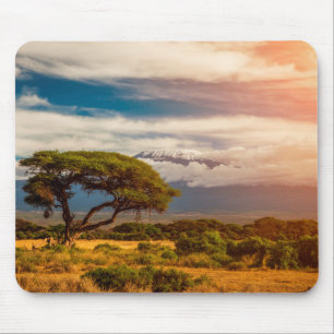 Mousepad O Monte Kilimanjaro Amboseli, Kenya