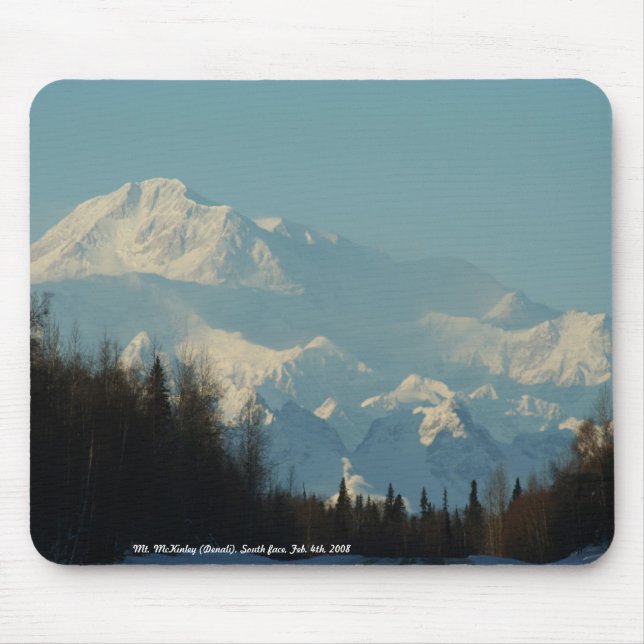 Mousepad O Monte McKinley (Denali), cara sul, Fe… (Frente)