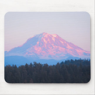 Mousepad O Monte Rainier Alpenglow