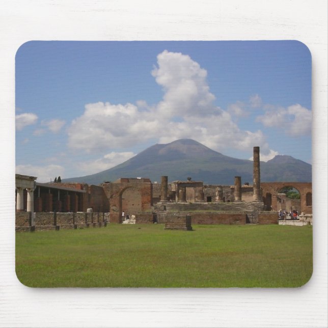 Mousepad O Monte Vesúvio, Pompeii (Frente)