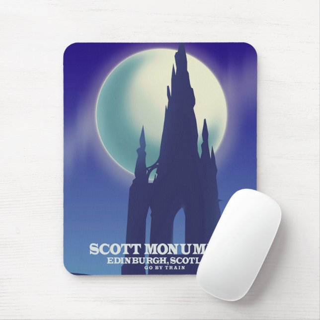 Mousepad O Monumento Scott, Edimburgo, Escócia (Com mouse)