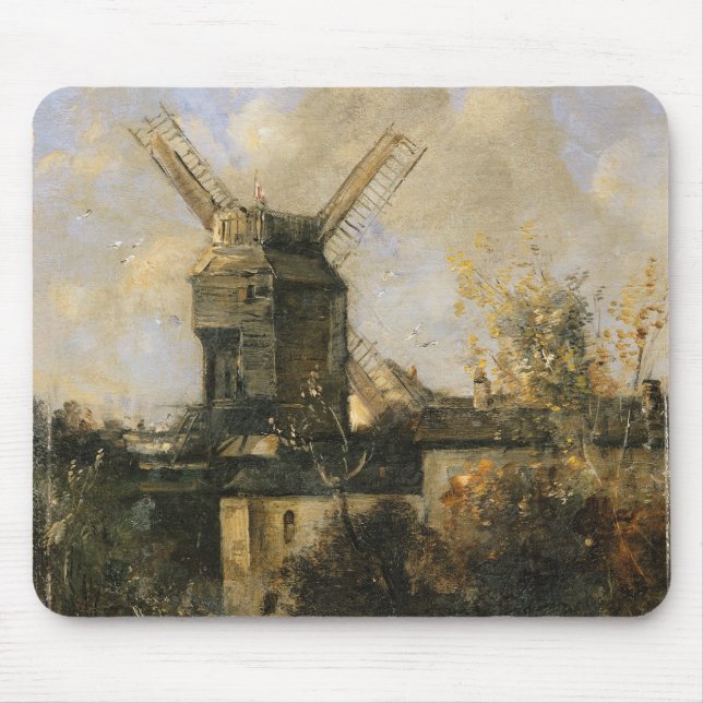 Mousepad O Moulin de la Galette, Montmartre, 1861 (Frente)