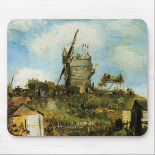 Mousepad O Moulin de la Galette por Vincent van Gogh