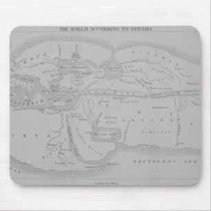 Mousepad O mundo de acordo com Strabo