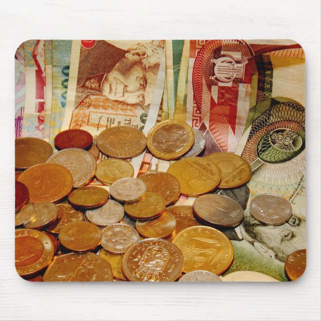 Mousepad O mundo do dinheiro (Frente)