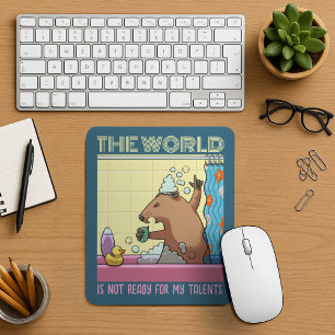 Mousepad O Mundo Não Está Pronto Para Cantar O Groundhog
