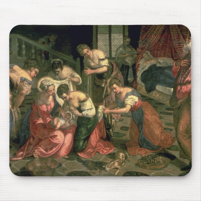 Mousepad O nascimento de St John o baptista, 1550-59 (Frente)