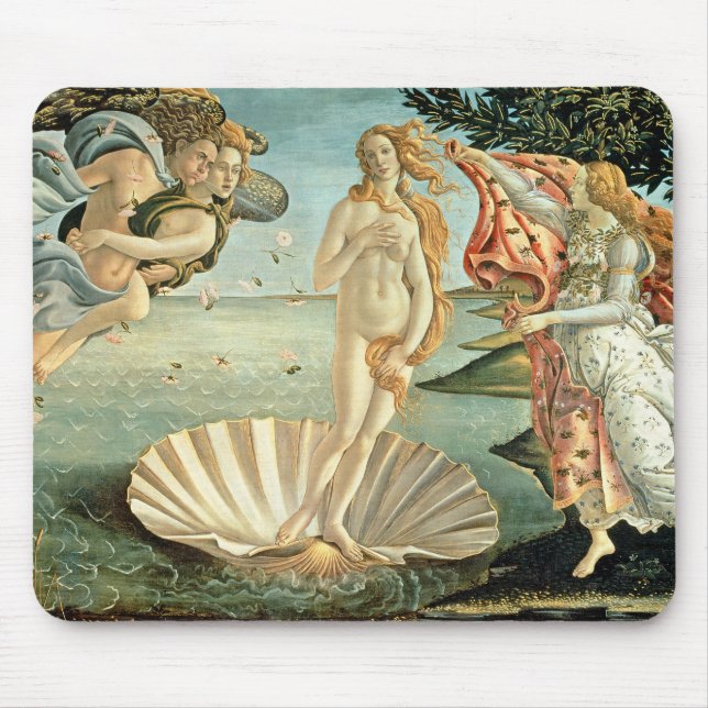Mousepad O nascimento de Venus, c.1485 (tempera em canvas) (Frente)
