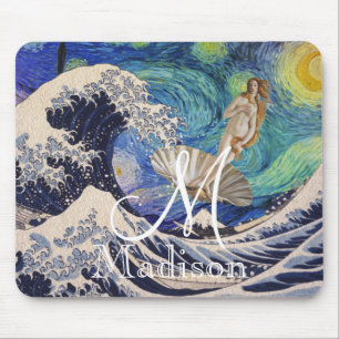 Mousepad O Nascimento de Vênus na Onda do Excelente