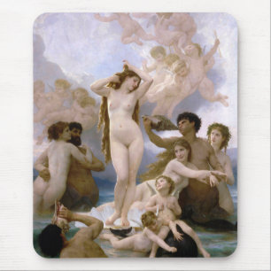 Mousepad O Nascimento de Vênus por William-Adolphe Bouguere