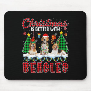Mousepad O Natal É Melhor Com Papais noeis De Beagles Elf R