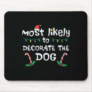 Mousepad O Natal Provavelmente Decora Os Cachorros Da Famíl