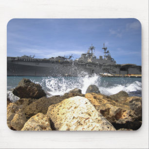 Mousepad O navio de assalto anfíbio USS Kearsarge