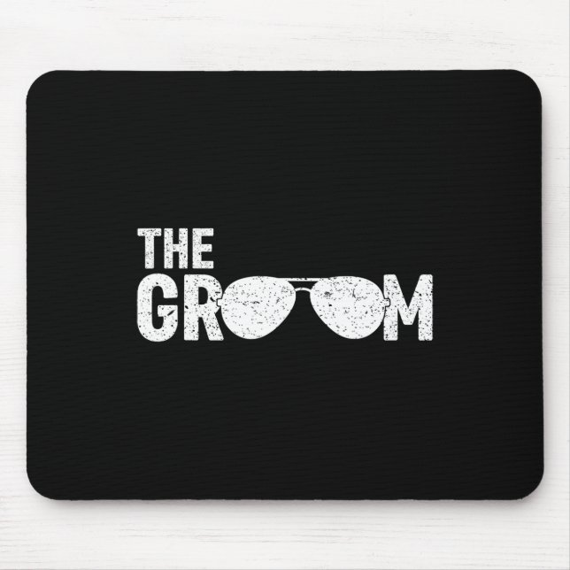 Mousepad O Noivo Sungles Despedida de Solteira Casamento Fe (Frente)
