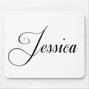 Mousepad O nome dela é Jessica Calligraphy