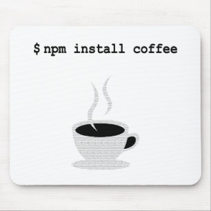 Mousepad o npm instala o programador do Javascript do café