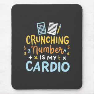 Mousepad O Número De Chamada Contabilista É Meu Cardio
