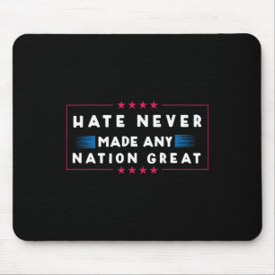 Mousepad O Odio Nunca Fez Nenhum Excelente Nação