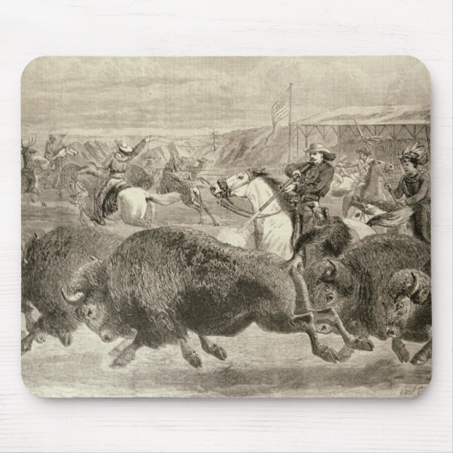 Mousepad "O oeste selvagem" no americano do excelente (Frente)