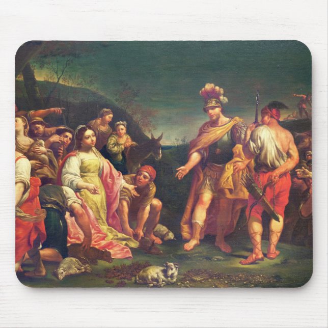 Mousepad O oferecimento de Abigail antes de David (Frente)