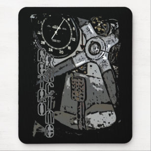 Mousepad O Oldtimer de competência retro detalha o design