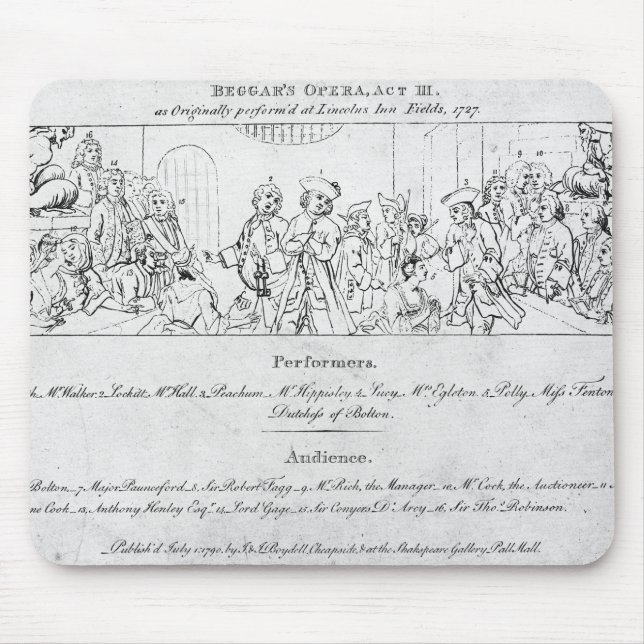 Mousepad O Opera do mendigo (Frente)