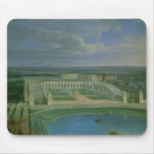 Mousepad O Orangery e o castelo em Versalhes, 1696