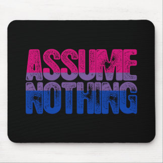 Mousepad O orgulho bissexual não supor nada