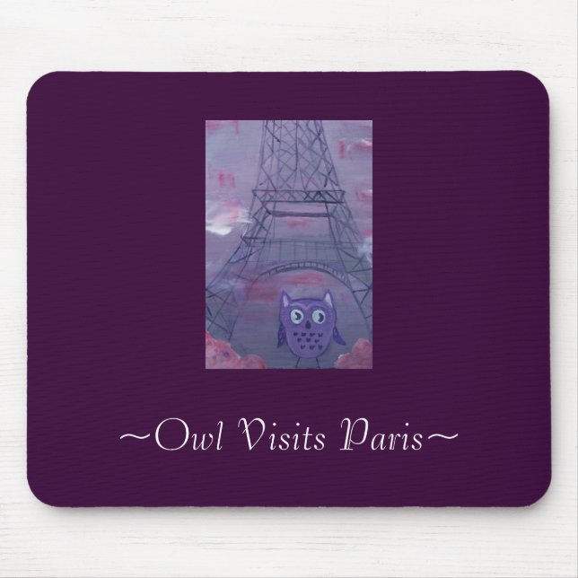 Mousepad O ~Owl visita Paris~ (Frente)