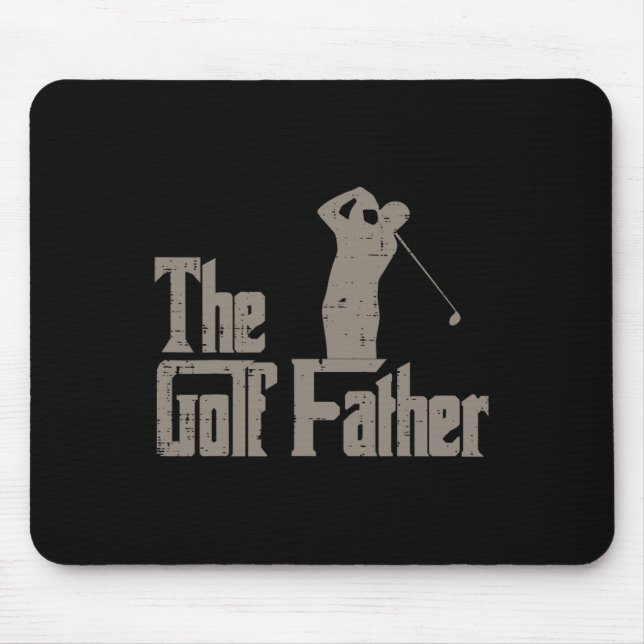 Mousepad O Pai do Golfe Dia dos Pais Paródia Divertida Golf (Frente)