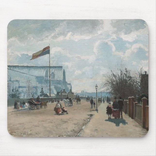 Mousepad O Palácio Cristal ~ Camille Pissarro (Frente)