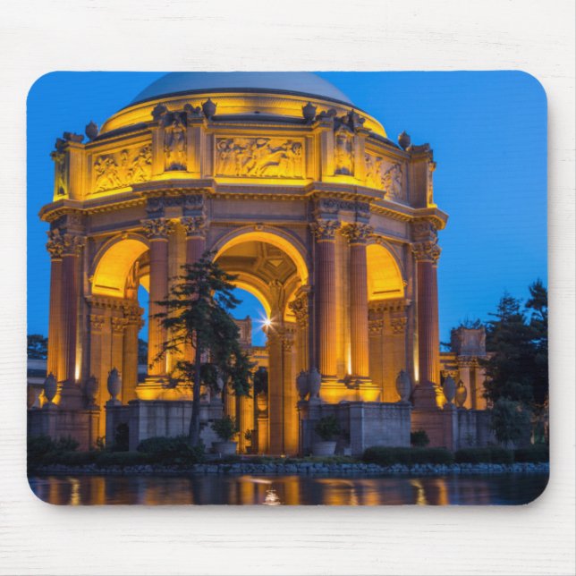 Mousepad O Palácio de Belas Artes ao Amanhecer (Frente)