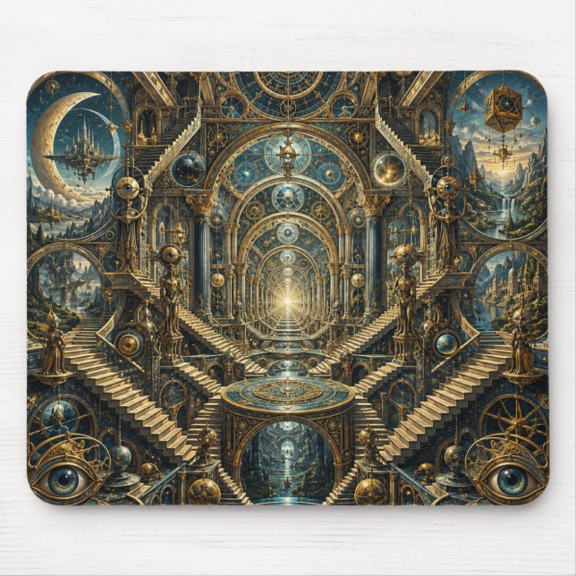 Mousepad O Palácio Infinito – Arquitetura Impossível (Frente)