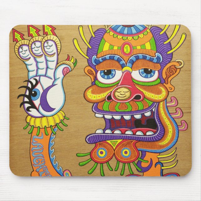 Mousepad O palhaço é um Wiseman no disfarce (Frente)