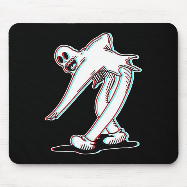 Mousepad O Palhaço Ghost Glitch Dançando (Frente)