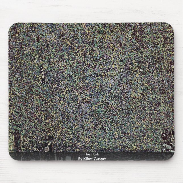 Mousepad O parque por Klimt Gustavo (Frente)