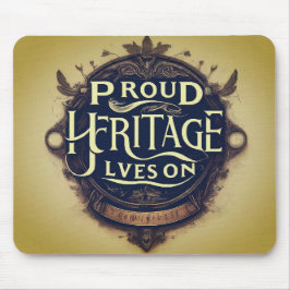 Mousepad O Patrimônio Orgulhoso Vive Em Curso