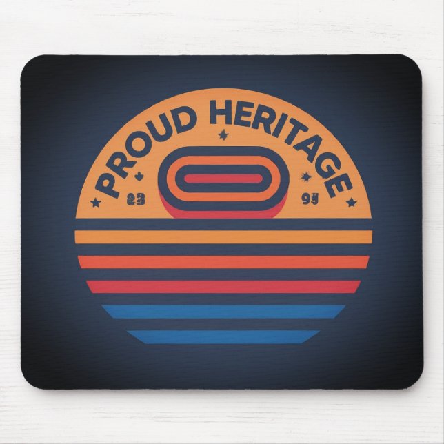 Mousepad O Patrimônio Orgulhoso Vive Em Curso (Frente)