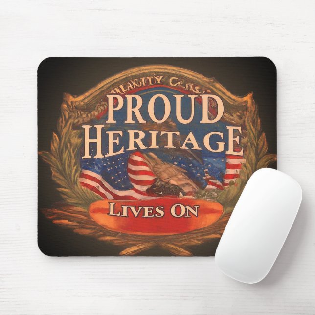 Mousepad O Patrimônio Orgulhoso Vive Em Curso (Com mouse)