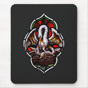 Mousepad O Pelicano na Sua Piedade Símbolo Eucarístico