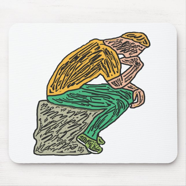 Mousepad O Pensador (Frente)