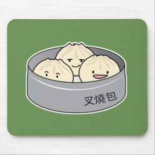 Mousepad O pequeno almoço chinês do dim sum do bolo da