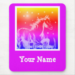 Mousepad O pequeno pônei doce, rosa