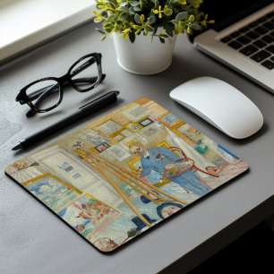 Mousepad O Pintor do Esqueleto   James Ensor