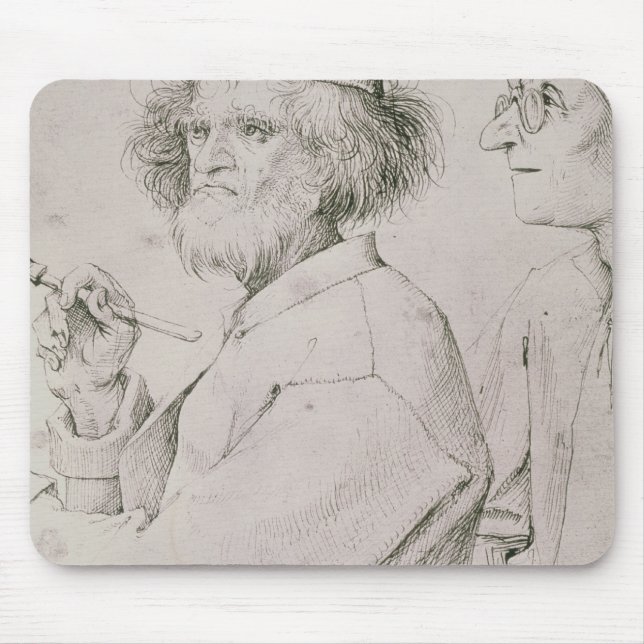 Mousepad O pintor e o amante da arte (Frente)