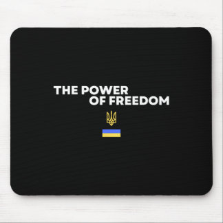Mousepad O Poder do Símbolo da Bandeira Ucraniana Tridente